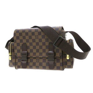 Louis Vuitton Damier Reporter Melville Shoulder Bag Brown